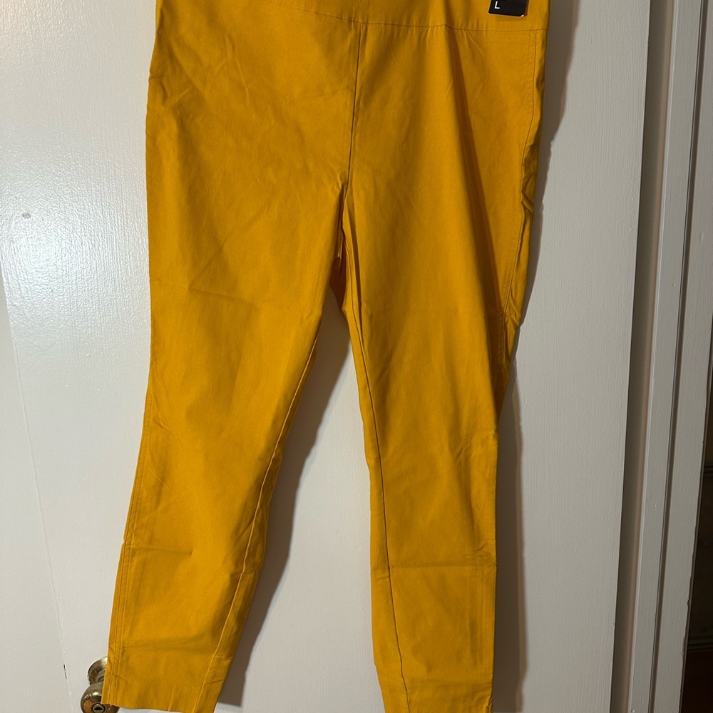 New York & Company Women's Yellow Leggings